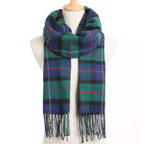 Plaid Winter Scarf Women Warm Foulard Solid Scarves Fashion Casual Scarfs Cashmere Bufandas Hombre