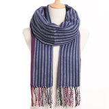 Plaid Winter Scarf Women Warm Foulard Solid Scarves Fashion Casual Scarfs Cashmere Bufandas Hombre