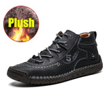 ZUNYU Leather Men Casual Shoes British Style Comfortable Men Fashion Walking Shoes Big Size Brown Black Man Soft Flat Footwear