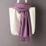 Winter Women Scarf Thin Shawls and Wraps Lady Long Solid Cashmere Pashmina Autumn Head Scarves