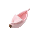 Funny Banana Shape Pets Cat Bed House Cozy Cute Banana Puppy Cushion Kennel Warm Portable Pet Basket Supplies Mat Beds